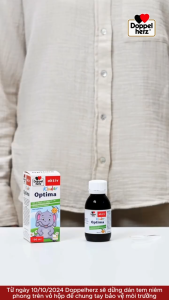 Siro Ăn Ngon Tăng Đề Kháng Cho Bé Doppelherz Kinder Optima Hỗ Trợ Bé Phát Triển Khoẻ Mạnh 100ml