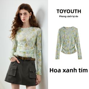 Toyouth | Áo Thun In Hình Du Ký Dáng Ôm Slightly Sheer