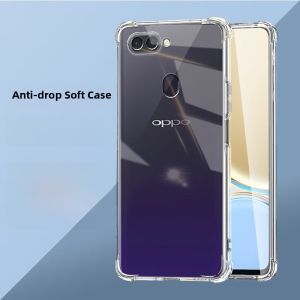 OPPO R15 Standard Edition Silicone Protective Case Four Corner Airbag Anti-Fall Full Cover Transparent Shockproof Naked Phone Feel