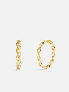 Golden Circular Earrings
