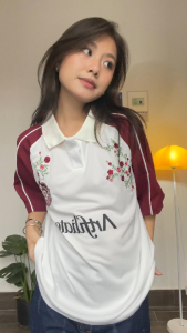 Áo Thun Jersey Thêu Hoa Cao Cấp - Form Oversize - Vải Poly 250 GSM Cao Cấp Thoáng Mát  "CLASSIC EMBROIDERED JERSEY"  - Artify