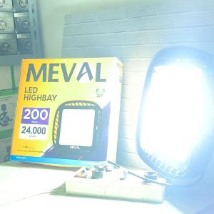 MEVAL LAMPU LED HIGHBAY UFO 200W CAHAYA PUTIH SNI GARANSI 1 TAHUN