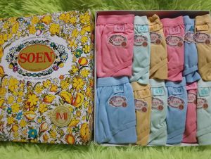 SO-EN ORIGINAL LADIES PANTY BIKINI OUT SIDE GARTER SOLD BY 6PCS/12PCS RANDOM PLAIN ONLY