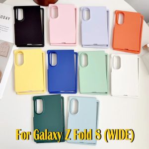 2026 New Ultra Thin Skin-feel Candy-colored Phone Cases for Samsung Galaxy Z Fold 8 Wide Hard PC Lightweight Shockproof Cover