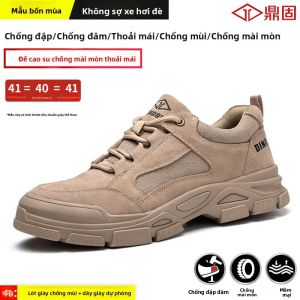 DINGGU | Giày Bảo Hộ Lao Động Mùa Hè Chống Xuyên Thủng và Thoáng Khí