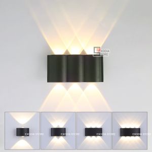 Lampu Dinding COB Warm White Wall Light Minimalis Indoor Dengan Lampu LED 2 Mata 4 Mata 6 Mata 8 Mata