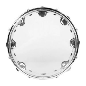 IRIN | 10 Inch Kids Tambourine Double Row Jingles Self-Tuning Hand Bell Drum Orff Percussion Music Educational Toy Gift