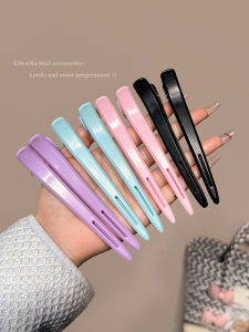 กิ๊บติดผมรูปปากเป็ดสีสันสดใสสำหรับผู้หญิง คลิปตกแต่งผม 2024 ใหม่ล่าสุด ครีมแต่งหน้า กิ๊บติดผมแบบข้างหน้า ทรงหางปลา คลิปตกแต่งผม