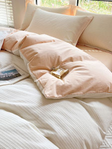 MINGSHA | Waffle Weave Embossed Cotton Bedding Set