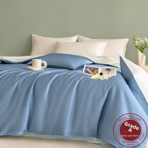 HAOMIAN | Summer Cool Feel Ice Silk Bedding Set