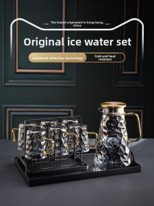 BOANG | Heat Resistant & Shatterproof Glass Water & Tea Cups Set