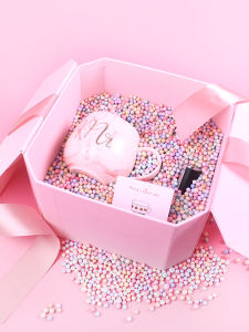 Macaron Colored Round Particles Foam Balls Christmas Decoration
