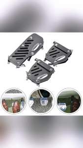 3 pieces of automotive accelerator pedal brake clutch anti slip aluminum alloy pedal set general automotive pedal accessories