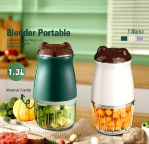 Blender Kapsul Beruang Portable Bayi Food Chopper Grinder Multifungsi Mixer Blender Penggiling
