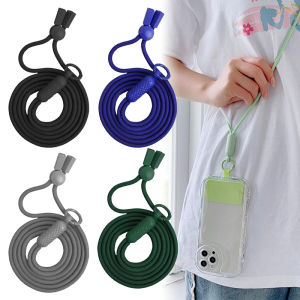360 Degree Rotatable Hanging Rope Universal Adjustable Mobile Phone Back Clip Fixed Card Anti Lost Crossbody Straps