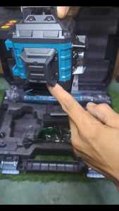 【2*batteries】Makita Laser level 16-line cross green light horizontal and vertical high-precision automatic alignment level