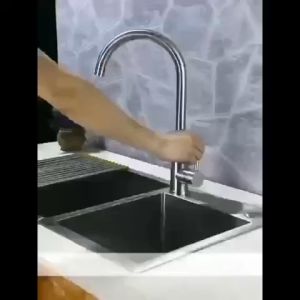 304 stainless steel single cold tap can rotate 360 degrees Balcony faucet sink kitchen wash