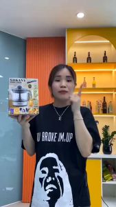 [BẢO HÀNG 12 THÁNG] Máy Vắt Cam Tự Động Sokany Chạy Điện Xoay Hai Chiều Công Suất Lớn Ngăn Hạt Và Xác Cam Hiệu Quả