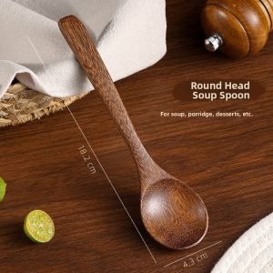 OUHUAGUAN | Food Grade Unpainted Chicken-wing Wood Spoon