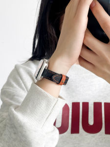 สายนาฬิกาผู้หญิงแบบยูนิเซ็กซ์สำหรับ Huawei Watch Fit4 pro สายหนังสไตล์เดนิมสำหรับผู้หญิงแบบสปอร์ตพรีเมี่ยมอัจฉริยะ