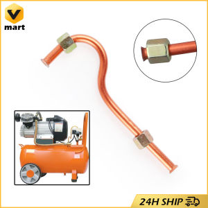 16mm Thread Aluminum Air Compressor Exhaust Tube Replacement Air Pipe Rotary Air Pump Spare Parts Compressor Tube Compressor Question Mark Hose 1/4 HP Compressor Hose 1/4 HP Discharge Pipe B Compressor 1/4 HP SDP