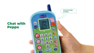 VTech Hasbro Peppa Pig Lets Chat Learning Phone (Age 2+ Year) Alphabet Number Cartoon / AppleBear