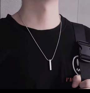 KALUNG TITANIUM BELUT BULAT LIONTIN BALOK ANTIKARAT MODEL TERBARU