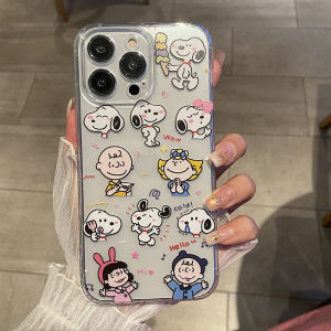 Phone Casing OPPO Reno 11 Reno11 Pro 5G beautifully lovely Multiple expressions Snoopy Pattern Full Coverage Protective clear Silicone Soft Case OPPO Reno 11pro 5g Cute cartoon Phone Cover