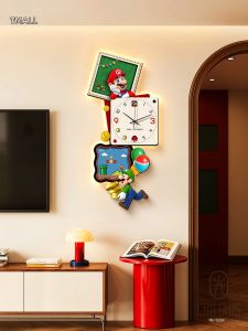 CTYLIGHTZ | Dopamine Creative Light-Up Cartoon Wall Clock