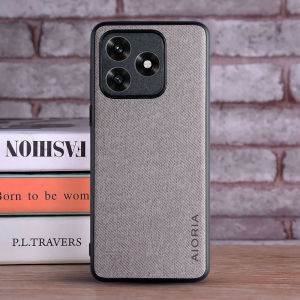 Case for Honor X5C X5D Plus Textile Leather Fashion Soft TPU Hard PC 3 in1 material for Honor X5C Case funda Coqua
