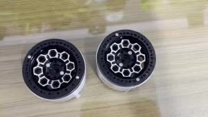 RED SPIDER 4 Chiếc 2.2Inch Kim Loại Beadlock Bánh Xe Vành Cho Trục Wraith TRX-4 TRX-6 1/10 Quy Mô RC Xe Bánh Xích Xe Nâng Cấp Phụ Kiện