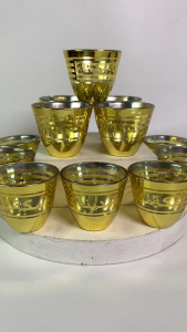 GELAS ARAB GELAS CUCING AIR ZAMZAM OLEH-OLEH HAJI UMROH 12pcs