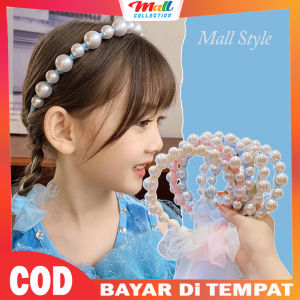 MALL - Bando Korea Mutiara Fashion Rambut iKat Premium Bondu Anak Perempuan & Dewasa Cantik BND12