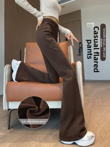 Brown Loose Fitting Corduroy Sport Trousers