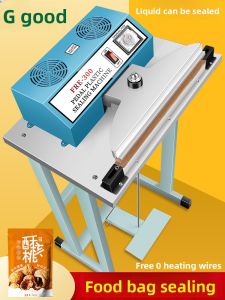 Good | Foot Pedal Commercial Small Automatic Continuous Heat Shrink Film Packaging Machine 32CM