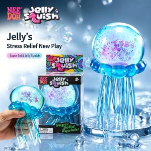 Schylling Needoh Jellyfish Squishy Random Color Soft Stress Relief Toy Cute Relaxing Squeeze Sensory Toy