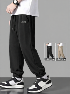 Jeanswest | Quick Drying Ice Silk Thin Fit Drawstring Jogger Pants