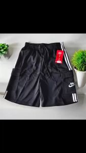 กางเกงกีฬาผู้ชายมีแถบข้าง