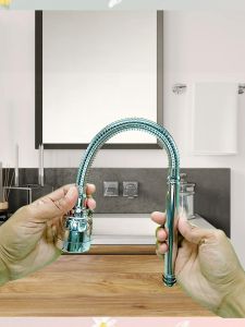 Homeneeds Kepala Kran Air Angsa Wastafel Tancap Bawah Tanpa Engkol WXJ-37