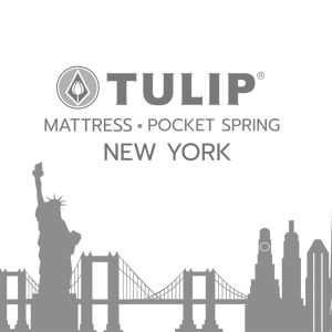 TULIP NEW YORK ที่นอน นุ่มไม่ปวด พ็อกเก็ตสปริง กันไรฝุ่น สุญญากาศแบบกล่อง 9 นิ้ว รับประกัน 10 ปี ส่งฟรี