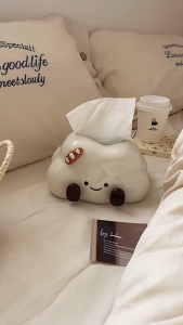 Cute Cloud Ceramic Tissue Box Holder Kotak Tisu Awan Comel Ruang Bedroom Home Decor