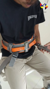 mppcเข็มขัดพยุงตัวผู้ป่วย เข็มขัดเคลื่อนย้ายผู้ป่วย รุ่น มีสายคล้องใต้ขา  Transfer Belt with Leg Loops Patient Gait Belt