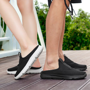 ORNGMALL Người đàn ông của giày thường ngoài trời mùa hè Giày thể thao nhẹ mềm mại thoải mái không trượt căn hộ Giày nam Giày thể thao đơn giản đôi nam nữ 36-48