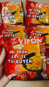 Thùng 24 Gói Mei Wei Mì Trộn Cay Tê Tứ Xuyên Vifon 90g / Hàng Chính Hãng - VF74T