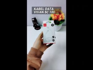 VIVAN SC100S Kabel Data 1 Meter Type C USB Fast Charging 24A Original