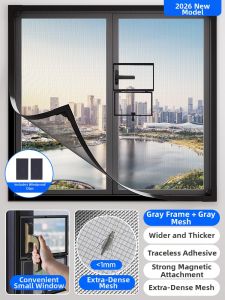 ZTION | High-Density Magnetic Mosquito-Proof Screen Window Mesh