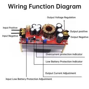 diymore | 1800/1500/1200W DC-DC Boost Converter Step Up Power Supply Module 10-60V to 12-90V Adjustable Voltage Charger 40/30/20A