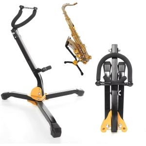 Giá Đỡ Kèn Saxophone Chuyên Nghiệp Có Thể Gập Lại Di Động Dành Cho Alto/Tenor/Soprano Với Chân Kim Loại Phụ Kiện Giá Đỡ Nhạc Cụ Hơi