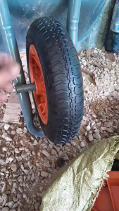 6"/8"INCH Heavy Duty Wheel Barrow Tyre Tayar Kereta Hwavy Duty PVC Pneumatic Wheelbarrow Wheel Type