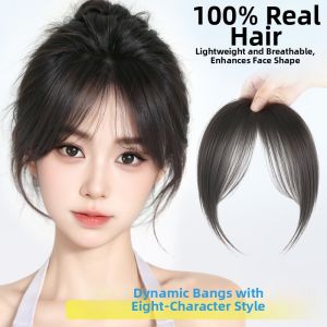 Natural Lightweight Invisible Front Bang Wig